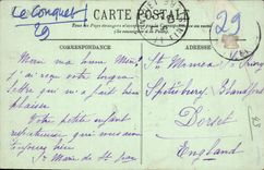 CPA Le Conquet Portail de l'eglise 