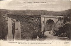 CPA L'Auvergne Pittoresque le Viaduc des Fades le Grand d'Europe 