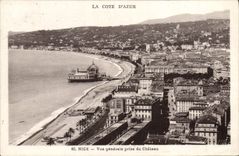 CPA La Cote d'Azur Nice vue generale prise du chateau 