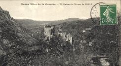 CPA Beaux Sites de la Correze Ruines du chateau de Merle 