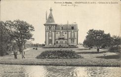 CPA Environs de Houdan Adainville S et O chateau de la Jauniere 