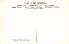 CPA Ecole Italienne Histoire de Thesee et Ariane 