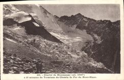 CPA Glacier de Bionnassay a 15 minutes du Terminus du Chemin de Fer du Mont Blanc 