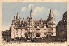 CPA Poully sur Loire Chateau du Nozet Facade sud 