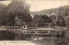 CPA Strasbourg l'Orangerie Le Lac 