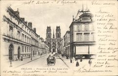 CPA Orleans Perspective de la Rue Jeanne d'Arc 