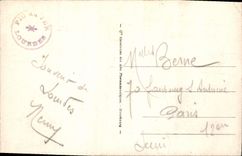 CPA Lourdes Le Nuit La Procession 