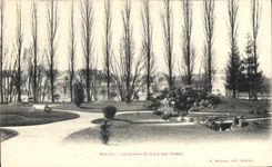 CPA Mantes Le Jardin de l'Ile aux Dames 