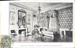 CPA Palais de Compiegne Chambre a coucher de Marie Antoinette 