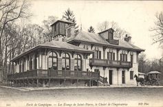 CPA Foret de Compiegne Les Etangs de Saint Pierre le Chalet de l'Imperatrice 