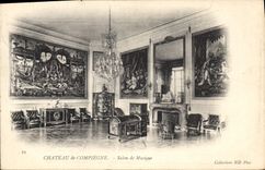 CPA Chateu de Compiegne Salon de Mussique 