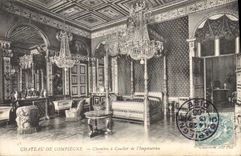 CPA Chateau de Compiegne Chambre a Coucher de l'Imperatrice 