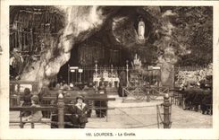 CPA Lourdes La Grotte 