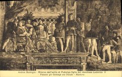 CPA Andrea Mantegna Ritorno dall'esilio di Federigo figlio del marchese Lodovico Palazzo gia Gonzaga
