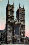 CPA London Westminster Abbey West Front 