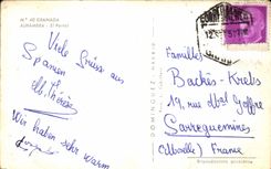 CPA Granada Alhambra El Portal 