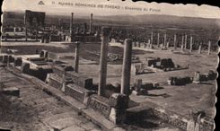 CPA Ruines Romaines de Timgad Ensemble du Forum 