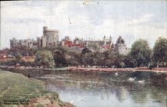 CPA Windsor Castle from the River 