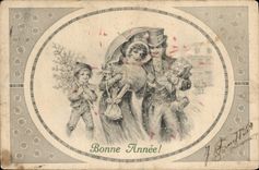 CPA Bonne annee
