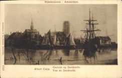 CPA Rijksemuseum Amsterdam Albert Cuyp Vue de Dordecht 