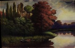 CPA Die Waldruine Fiebiger