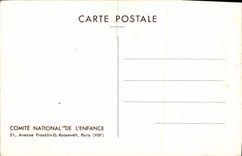 CPA Comite National de l'Enfance Avenue Franklin D Roosvelt Paris Esquisse de Raphael 