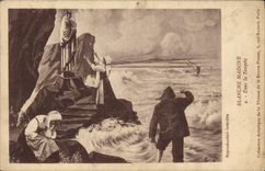 CPA Blanche Madone Dans la Tempete