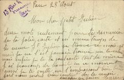 CPA Blanche Madone Dans la Tempete