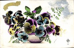 CPA Fantaisie Fleurs