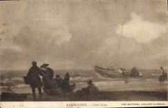 CPA Bakhuizen Coast Scene The National Gallery London Au bord de la mer Am Merr 