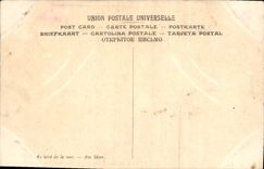 CPA Bakhuizen Coast Scene The National Gallery London Au bord de la mer Am Merr 