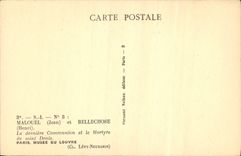 CPA Malouel Jean et Bellechose Henri La derniere Communion et le Martyre de saint Denis Paris musee 