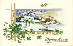 CPA Bonne annee