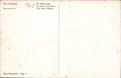 CPA Nils Forsberg La mort d'un heros 