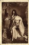 CPA Musee de Louvre Portrait de Louis XIV 