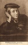 CPA Musee du Louvre Santi Raphaelllo dit Raphael Sanzio Portrait de Jeune Homme 