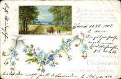 CPA Fantaisie Fleurs