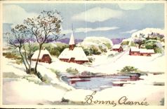 CPA Bonne annee