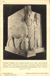 CPA British Museum Assverian Transept Colossal winged and human headed bull and mythikigical being f
