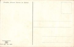 CPA Dresden Grosser Garten im Herost 