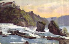 CPA Rheinfall Stromschneiten 