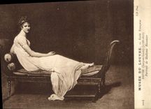 CPA Musee de Louvre Ecole Francaise David Jacques Louis Portrait de Madame 