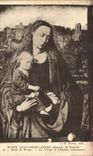 CPA Musee Jacquemart Andre Institut de France Ecole de Bruges a Vierge et l'Enfant enlumineur 