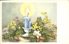 CPA Fantaisie Fleurs