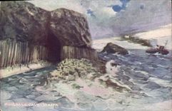 CPA Fingalls Cave Staffa 