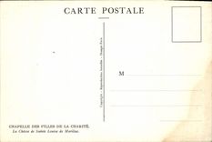 CPA Chapelle des filles de la Charite La Chasse de Sainte Louise de Marillac 