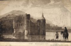 CPA Cuyp Ruined Castle in a Lake 
