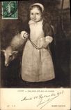 CPA Cuyp Une petite fille avec son Moulon 