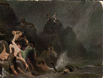 CPA L'Histoire Sainte Repoductions artistiques representant des scenes de l'Ancien 