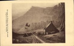 CPA Les gorges de Poulancre la brume du matin d'apres le tableau d'E Bouille 